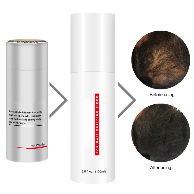 IMMETEE Hair Building Growth Fiber Kit Unisex Hair Thickener Denser