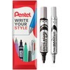 Pentel Maxiflo Whiteboard Marker Pen - Fine & Medium Bullet
