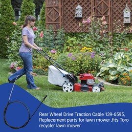 139-6595 Traction Cable Replacement for Toro Recycler Lawn Mower Fits Models 21462 21464 21465 21466 21466T 21468