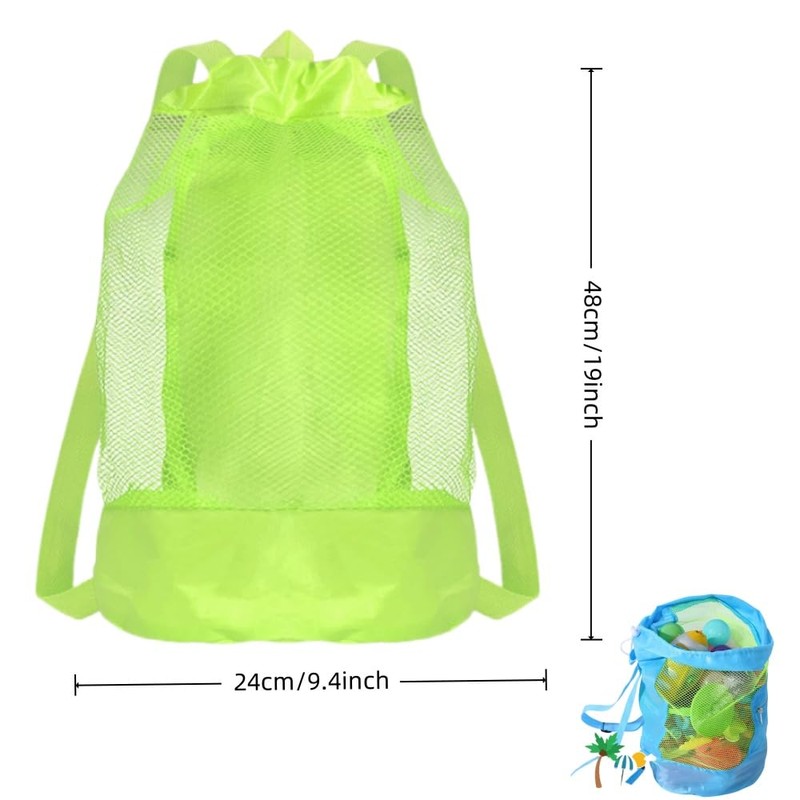 Changyeah 2 pcs Drawstring Basketball Bags,Gym Drawstring Backpack,Detachable Ball Mesh