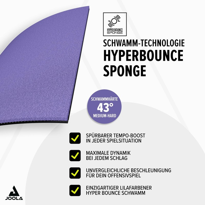 JOOLA Dynaryz CMD Rubber Purple 2.3 mm