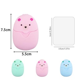 YUNYU Paper Soap Sheets 300 Count | Portable Soap Strips for Hand Washing, Compact Travel Soap Sheets | Biodegradable Disposable Soap Paper for Camping, Hiking, Outdoor Adventures & On-the-Go Hygiene