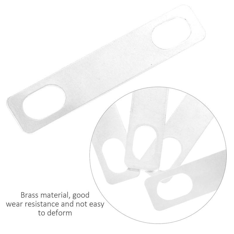 4Pcs Guitar Neck Shim Brass Material Heightening Gasket Set Musical