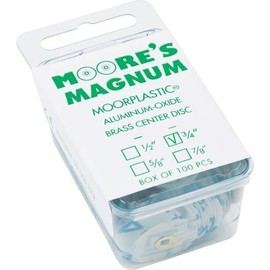 E. C. Moore's Magnum Aluminum Oxide Snap-on Disc 3/4" Coarse Grit Pkg of 100