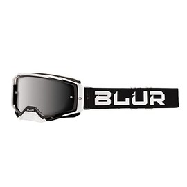 BLUR B-40 Goggle Black/White With Radium Silver Lens