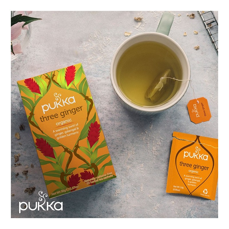 Pukka Organic Three Ginger Tea
