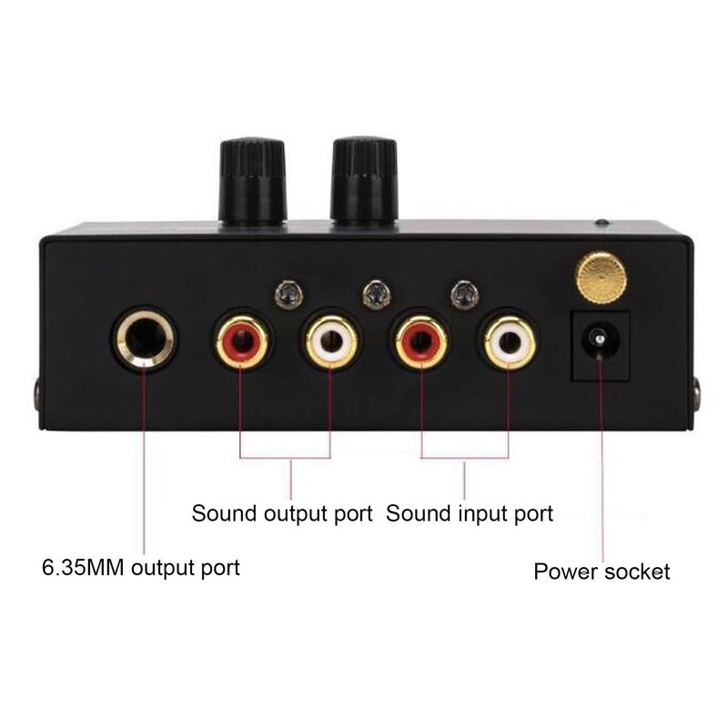 Ongwan Independent Volume Control Ultra Low Noise RIAA Equalization Phono