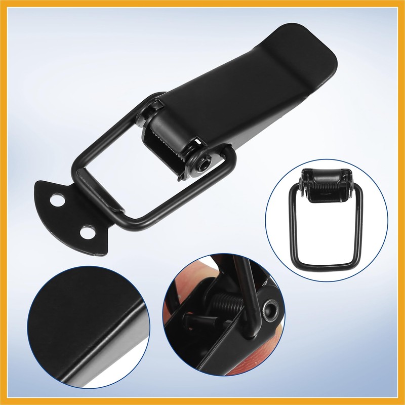 Partuto Universal Car Bumper Security Hook Lock Clips Quick Release