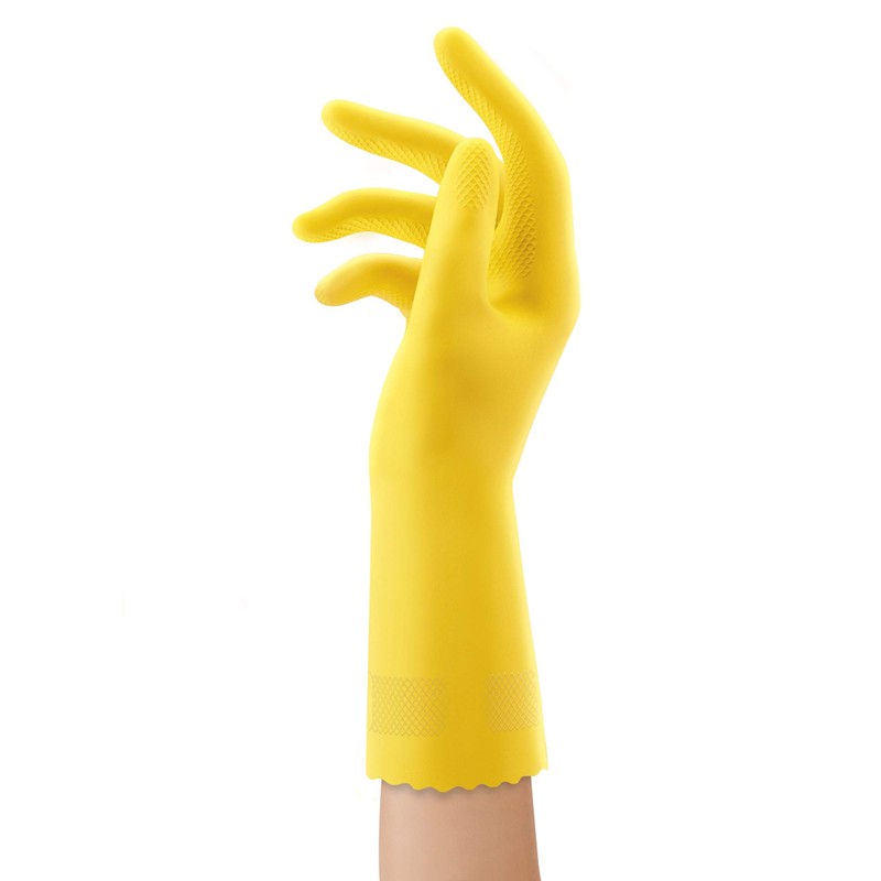 PLAYTEX HandSaver Rubber Gloves for Kitchen and Household Cleaning (4