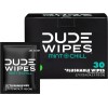 DUDE Wipes - On-The-Go Flushable Wipes - 1 Pack, 30