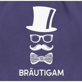 Shirtracer - Gym Bag Backpack - Hen Party Men - Groom Gentleman, 14 purple, Unit size