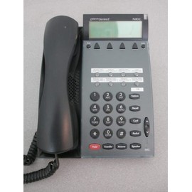 NEC DTERM SERIES E BLACK 8 BUTTON DISPLAY OFFICE SPEAKERPHONE DTP-8D-1 (BK) USA (Certified Refurbished)