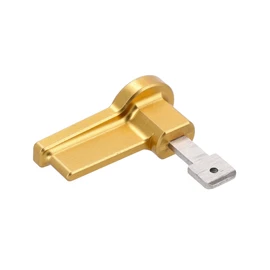 CNC Ignition Key Gold for Simson S50, S51, S70, KR51 Schwalbe, SR4, Duo