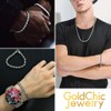 GOLDCHIC JEWELRY 6mm Rope Chain Bracelet, 316L Stainless Steel Chunky