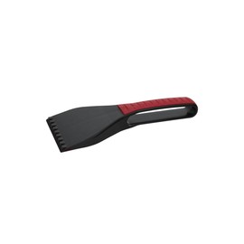 Ice scraper "Clean Vision" ice scraper for car windows, handle with non-slip function, made of robust plastic (pearl grey/red)