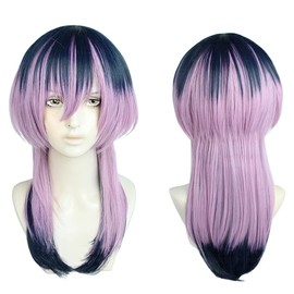 magic acgn Black + purple Anime Cosplay Wig Costume Character Wig