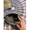 Unbranded Make Up Bag Pouch Faux Leather Silver And Gold