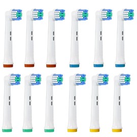 ARTCESAR Replacement Heads for Oral B,12 Pack Soft Electric Toothbrush Heads,Deep and Precise Cleaning for Oral B Braun