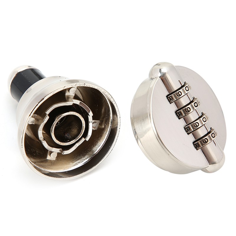 4 Digits Combination Zinc Alloy Wine Bottle Safe Password Lock