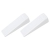 METALLIXITY Door Stop Wedge(64mm/2.52") 2Pcs, Plastic Door Wedge - for