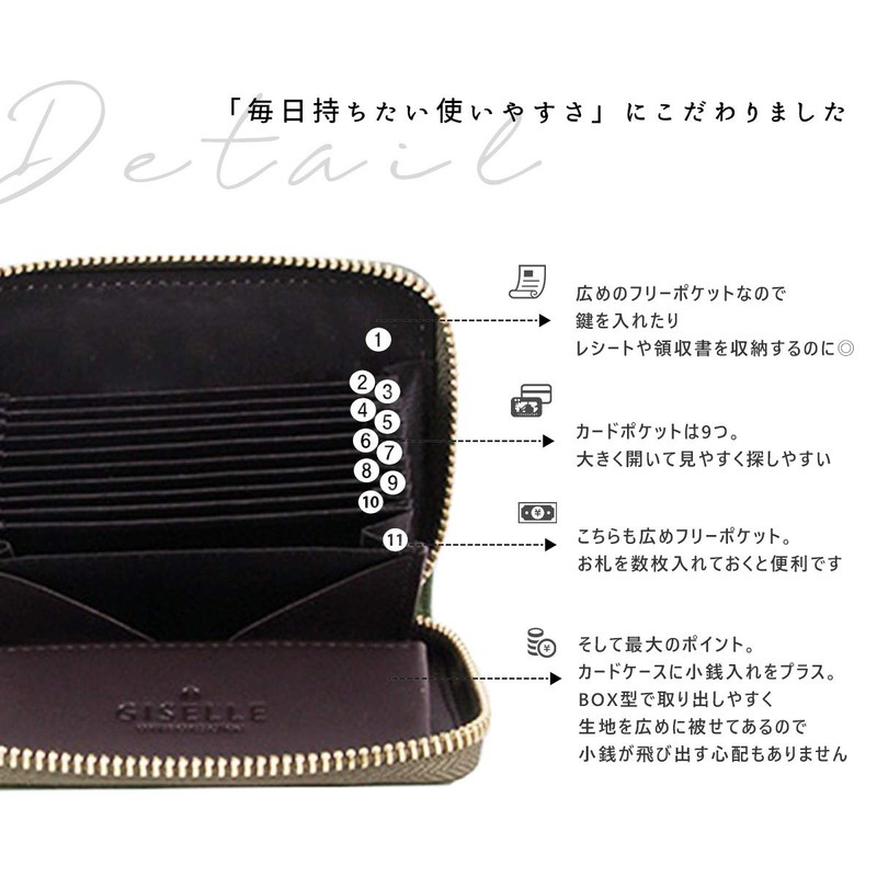 DIVA Rose Women's Bifold Wallet, Genuine Leather, Large Capacity, No