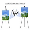 Easel Stand for Display, Aredy 63" Portable Painting Easel, Lightweight