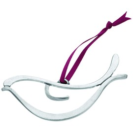 DANFORTH - Dove Open Ornament - Pewter - Handcrafted - 4 1/4" Wide - Made in USA