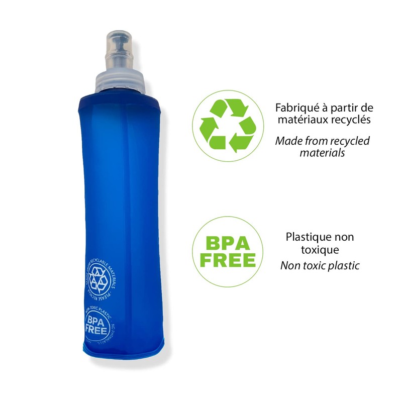 Wantalis Running Hip Flask 250ml Soft Flask for Hydration Bag