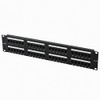 Navepoint 48-Port Cat5E UTP Unshielded Patch Panel for 19-Inch Wallmount