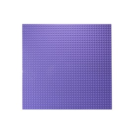 SlabDreamLab 12"X12" Baseplate for All Major Building Bricks and Blocks (Pastel Purple, Single)