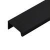 LC LICTOP 80mm/3.15" Black Modern Style Finger Edge Tab Pull