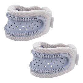 2 Pack Neck Brace,Breathable Neck Support,Cervical Collar, for Men and Women, for Sleeping, Injury Recovery, and Daily Comfort,Cervical Spine Pressure Relief(Grey)