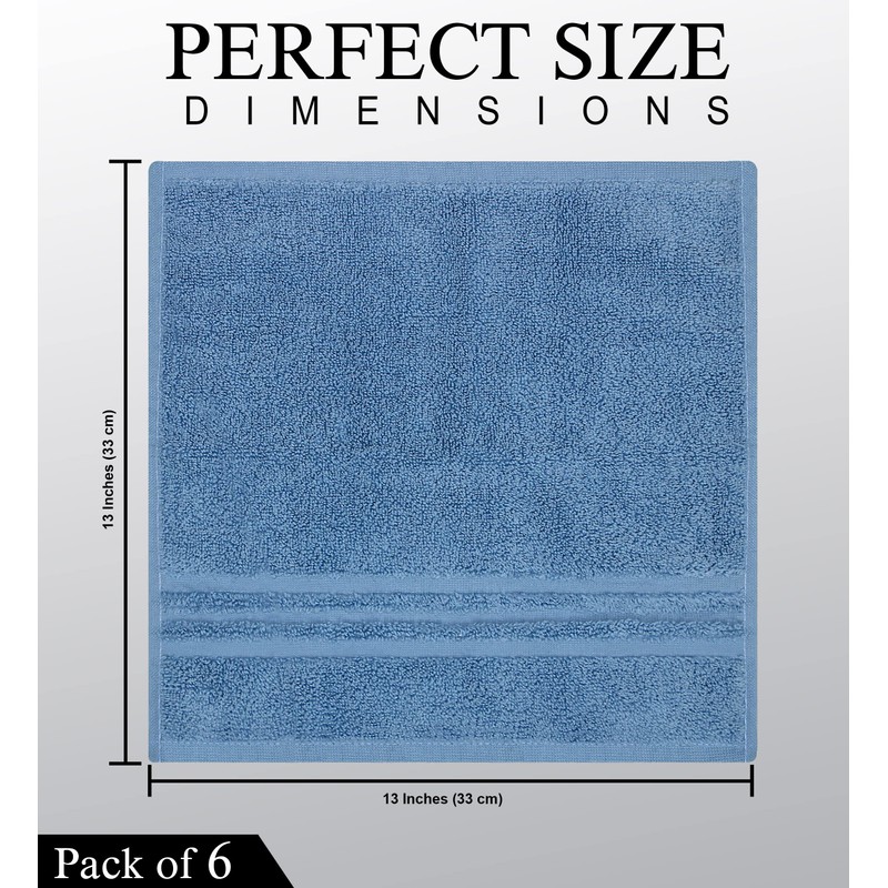 QCS Towels - Face Cloths - 33 x 33 cm