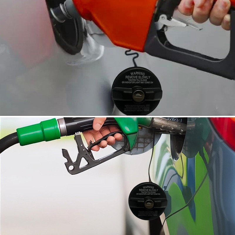 1 Pcs Black Locking Gas Cap, Fuel Tank Locks Replace,