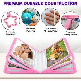 Baby’s My First Family Album – Soft Photo Cloth Book with Baby-Safe Mirror – Holds 17 4x6 Photos