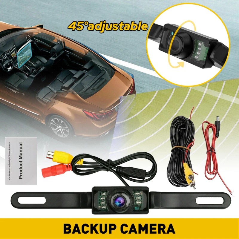 Parking Camera Wide 170° Waterproof Night Vision Car Rear View