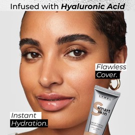 Lamel- Smart Skin Serum Tinted Foundation - 406 Medium Beige | Smoothens skin | Weightless texture| Blurs pores | All-day wear | 35ml