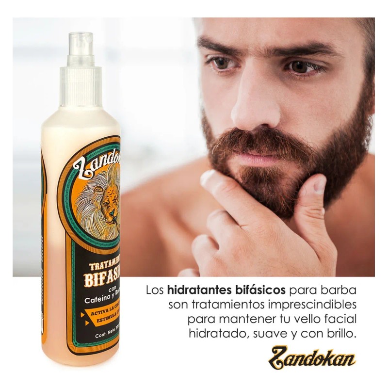 Tratamiento Bifásico Para Caballero Barba Y Cabello Zandokan