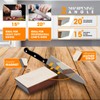Rolling Knife Sharpener Kit, Comes with Leather Strop - Roller