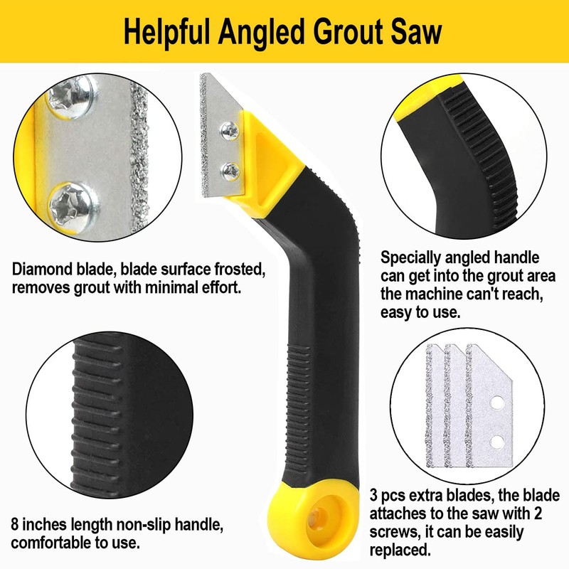 LABOFiC 14pcs Grout Removal Tool, Caulking Removal Tools Tile Grout