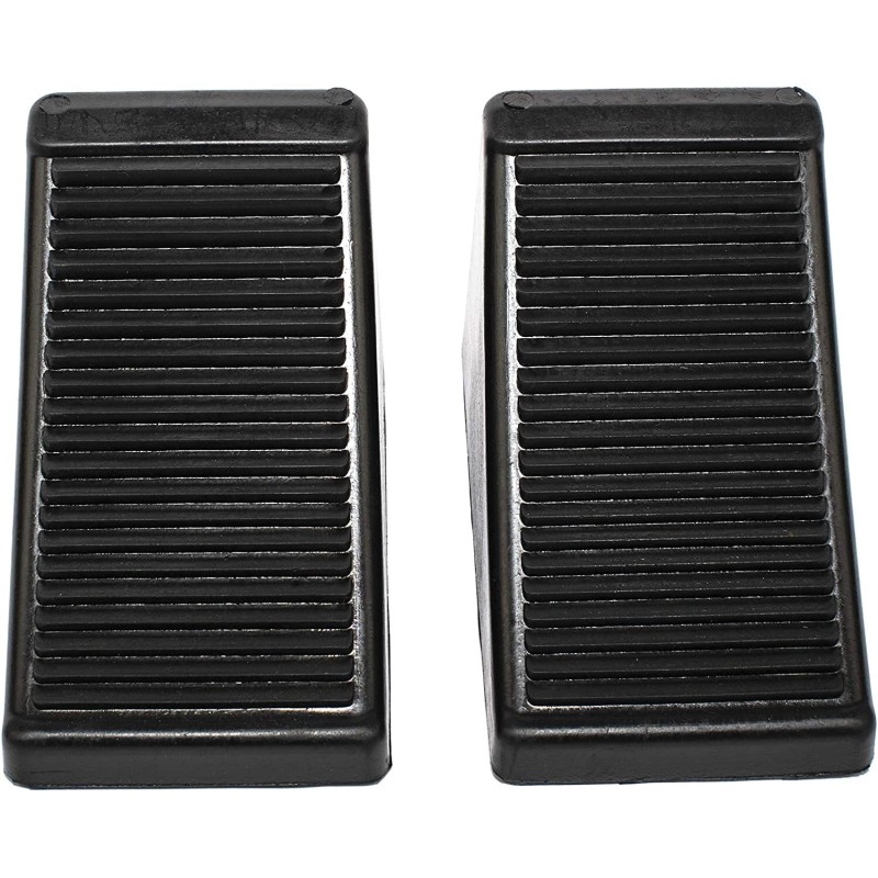 Unbranded 2 Pack MaxxHaul 50011 Rubber Wheel Chock with Eyelet
