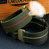 Danxancy French Troops Paratrooper Watchband,Military Elastic Nylon Watch Strap with