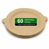 Round Layer Disposable Plates: 3 Plates 60 Servings Total 20