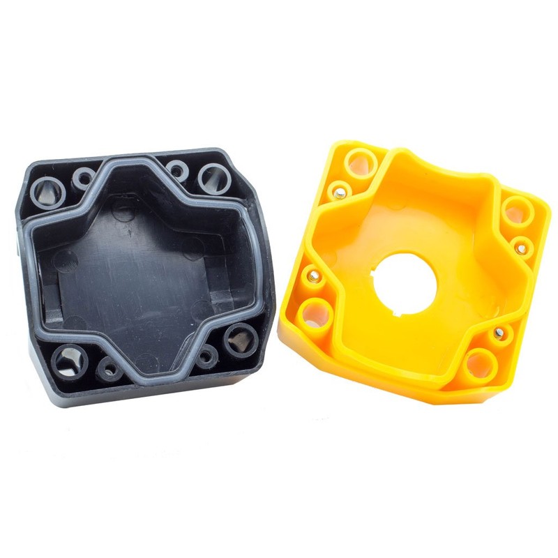 Alpinetech B1LMB Red 22mm 1NC Push Button Self Locking Emergency