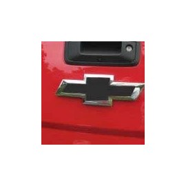 EmblemsPlus Chevy Silverado Black (Blackout) Grille Tailgate Bowtie Overlay Decals 2014-2018