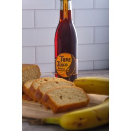 Tree Juice Banana Maple Syrup | All Natural, Non GMO, Vegan, Gluten Free, Vegetarian, Paleo | 12 Ounce Bottle