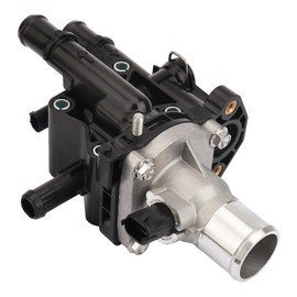 IRONTEK 96984102 Engine Coolant Thermostat Housing Assembly Fit for 2009-2011 for Chevy Aveo, 2009-2011 for Chevy Aveo5, 2009 for Pontiac G3, 2009 for Pontiac G3 Wave, 96984102, 96980317, 15-81766
