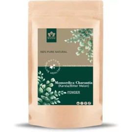 Momordica 모모르디카 차란티아 (카렐라/비터 멜론) 파우더 100 퓨어 내추럴 100그램 / 3.52온스 [100 Gram / 3.52 Ounce] Momordica Charantia (Karela / Bitter Melon) Powder 100 Pure Natural 100 Grams / 3.52 Ounces
