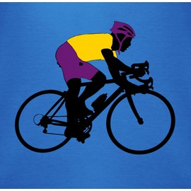 Shirtracer - Baby Body Boy Girl - Sports & Exercise Baby - Road Bike Triathlon, 1 Royal Blue