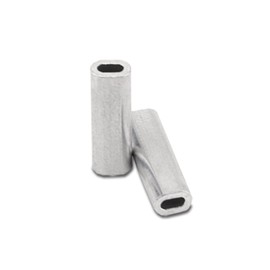 HI-SEAS Grand Slam Aluminum Sleeves, 1.7 mm Inside Diameter, use with 200 lb Fishing Line Mono, 15 pc
